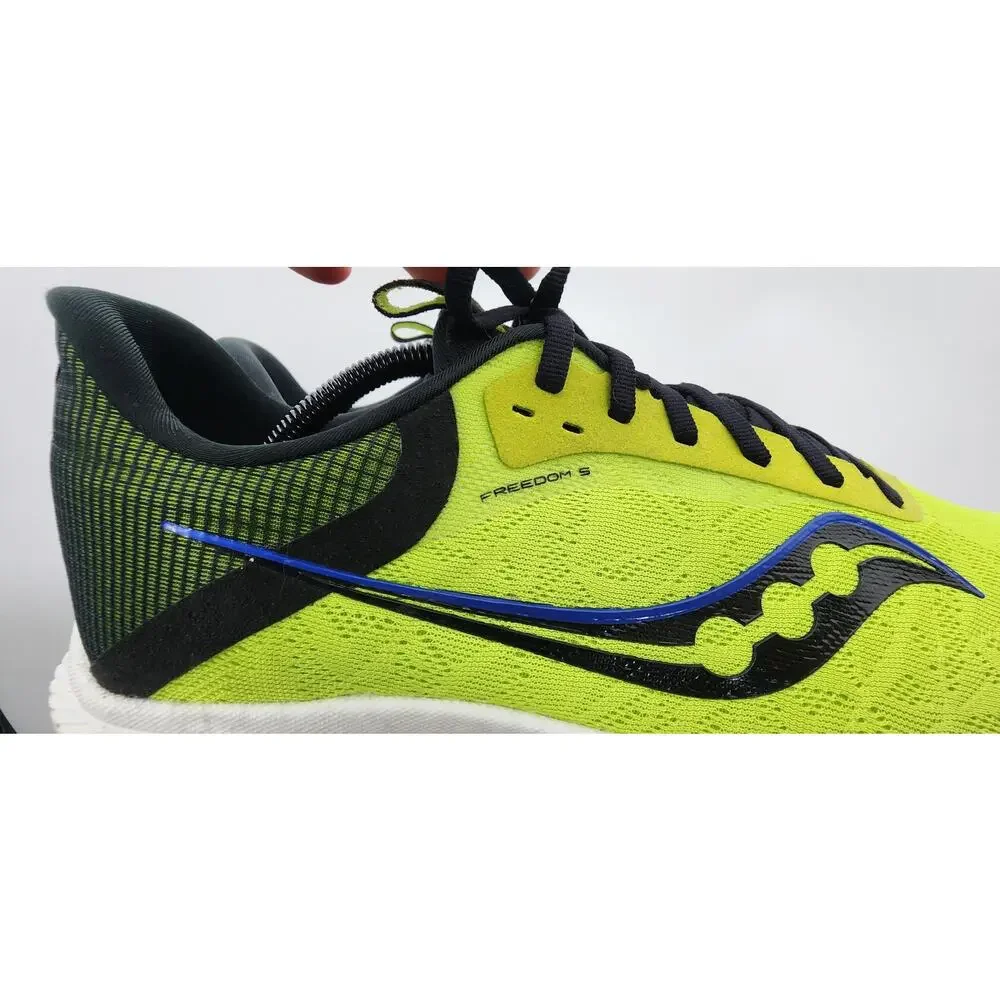 Men's Saucony Freedom 5 Power‎ Run Neon Green Size 12 Great Condition